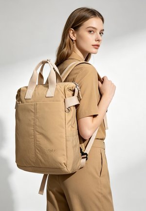 Gian Marco Venturi, GIAN MARCO VENTURI BACKPACK - Rugzak - almond brown