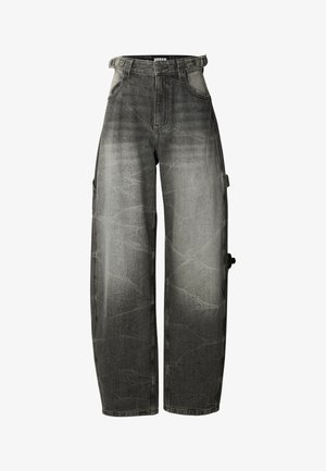 Urban Classics, LADIES BALLOON FIT JEANS - Baggy fit teksad - black washed