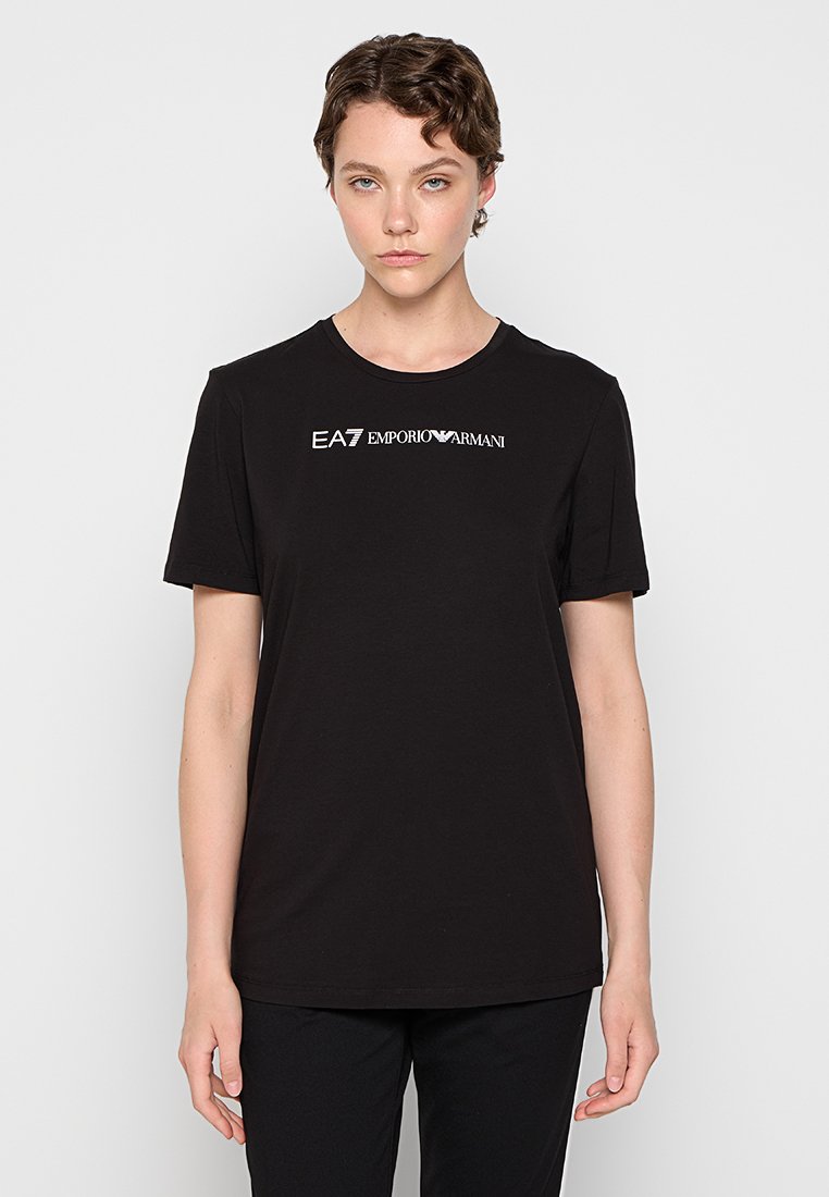 EA7 Emporio Armani T-shirt print zwart