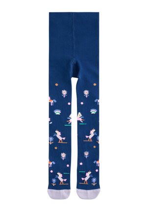 Next, Tights - navy blue