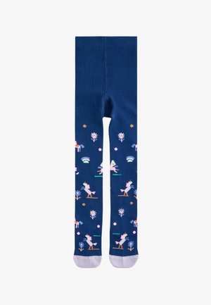 Next, Tights - navy blue