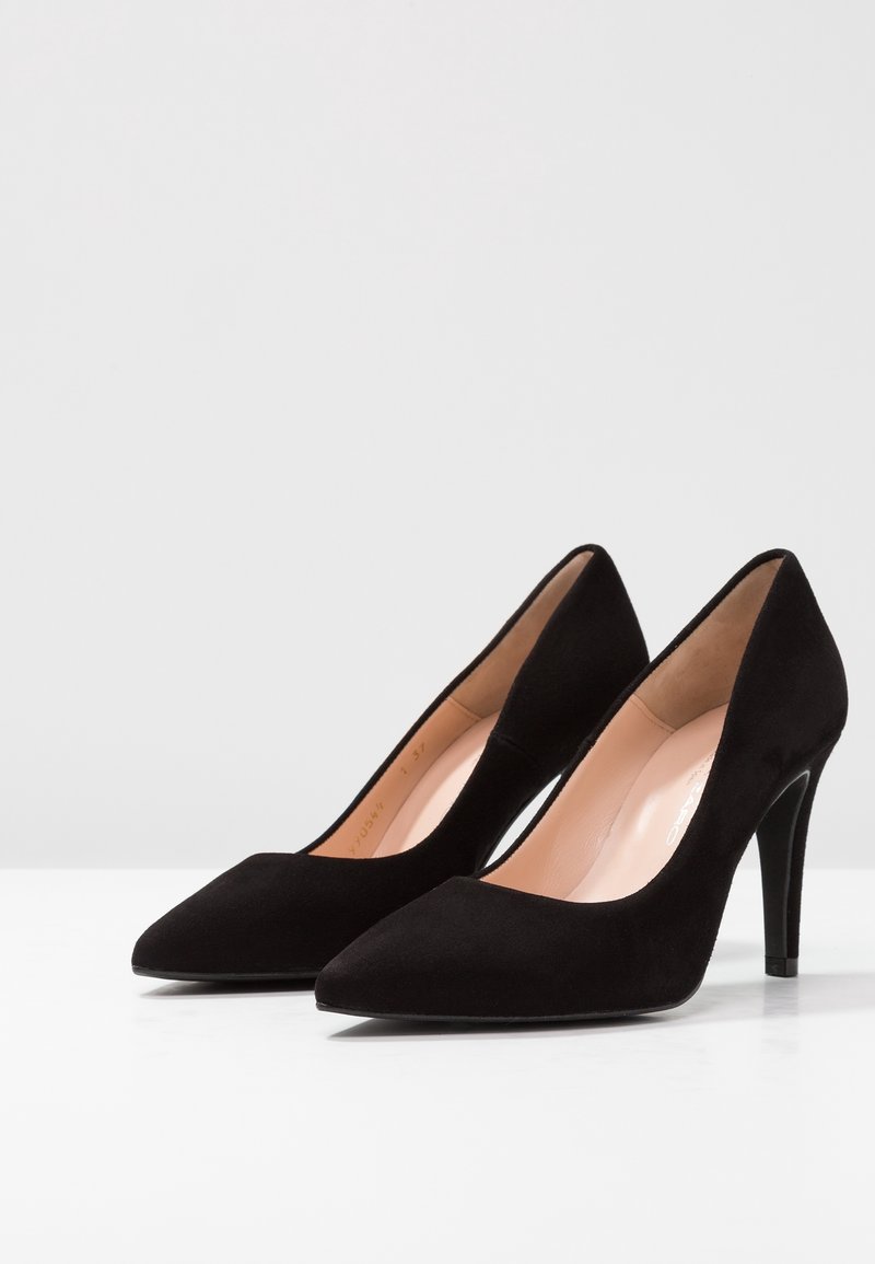 Escarpins Sandales Brenda Zaro En Cuir Noir - Taille 36 (EU) - État Neuf (occasion Non Porté)