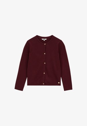 WE Fashion, Chaqueta de punto - burgundy red