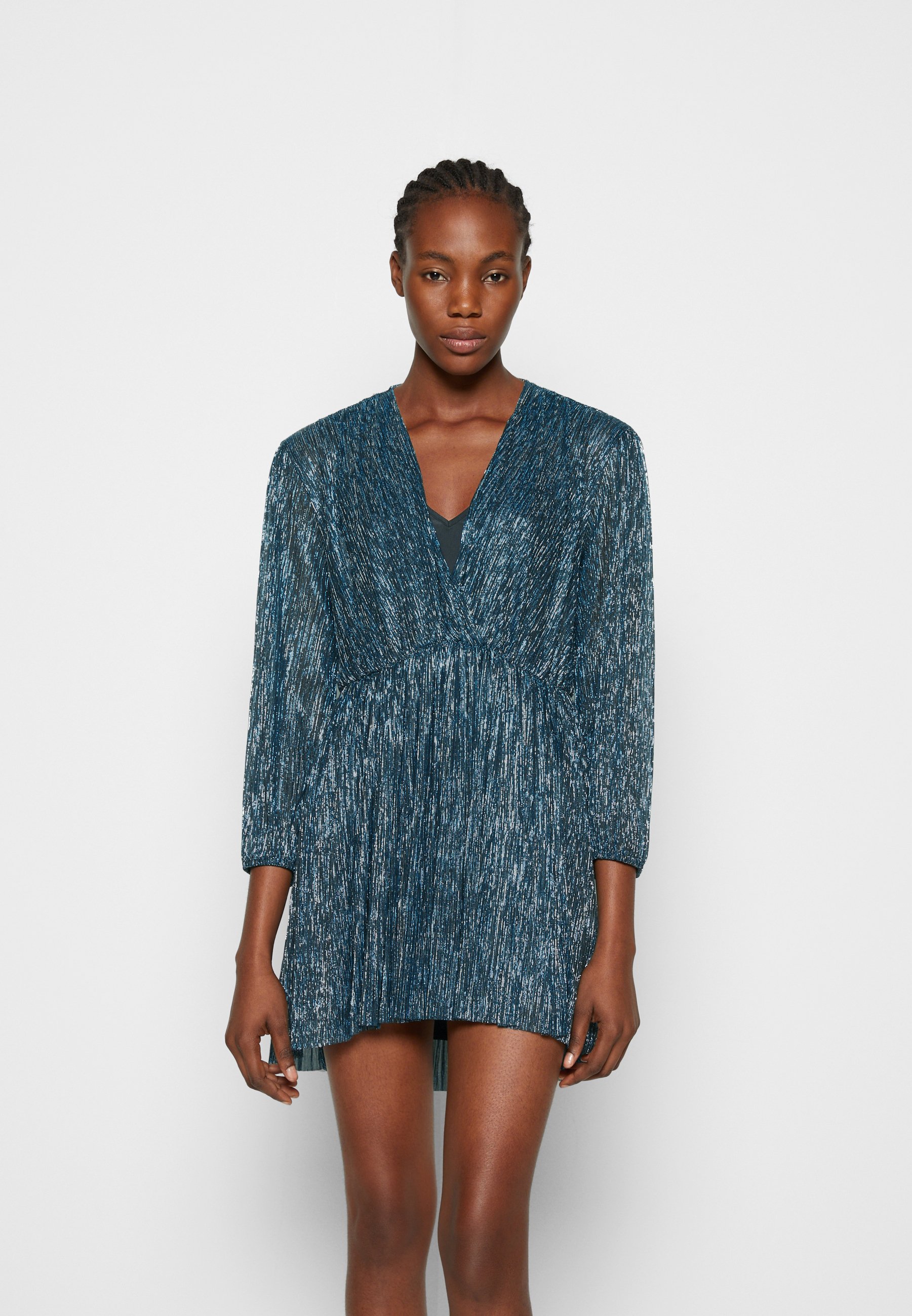 maje Cocktailjurk - turquoise/blauw - Zalando.nl