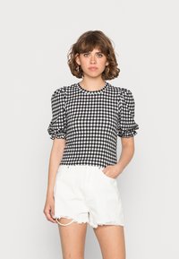 Monki Blusa - black dark