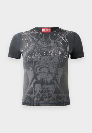 Diesel UNCUTIES - T-Shirt print - black