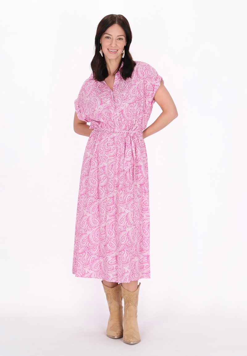 usha Rochie tip cămașă - pink white