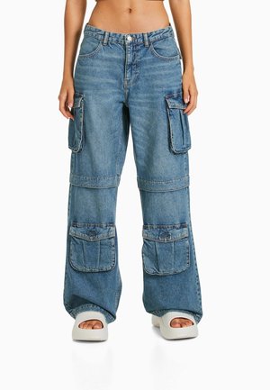 Multi Pocket Flared Denim Pants KNH0006