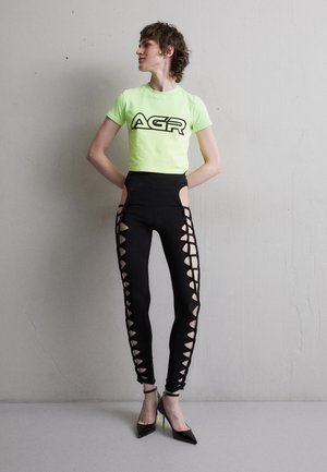 AGR BABY TEE - Μπλουζάκι με στάμπα - green/yellow