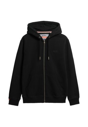Superdry Sweater met rits - black