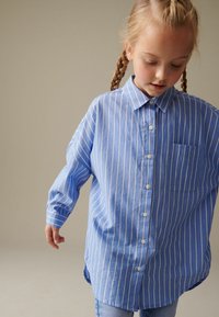 Next OVERSIZED - Nööpidega pluus - blue stripe