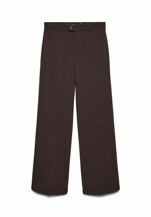 Vero Moda, VMTEXAS MW STRAIGHT PANT NOOS - Pantalon classique - chocolate torte