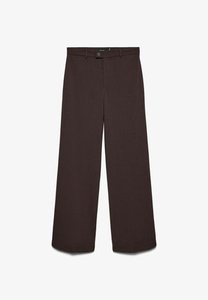 Vero Moda, VMTEXAS MW STRAIGHT PANT NOOS - Pantalon classique - chocolate torte