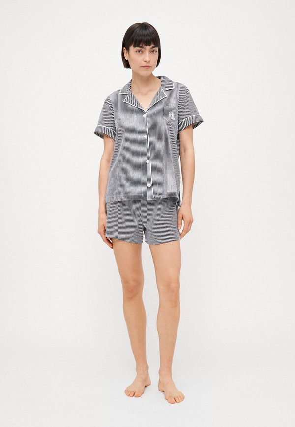 NOTCH COLLAR BOXER PAJAMA - Pyjamas4