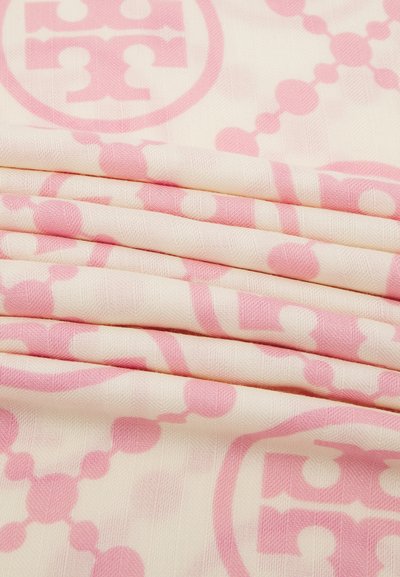Tory Burch BORDERED OBLONG - Sjal - pink