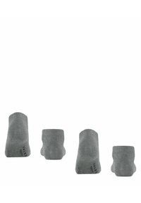 FALKE HAPPY 2-PACK - Strumpor - light greymel