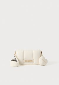 PUFFY LOGO - Τσάντα χειρός - ivory/black