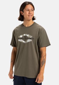 Quiksilver LOCKED UP  - Camiseta estampada - cre0