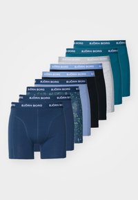 Unselected, black/turquoise/blue