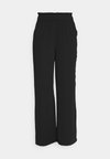 DIVYA HW WIDE PANTS WVN - Pantaloni - black