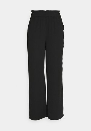 JDY DIVYA HW WIDE PANTS WVN - Pantaloni - black