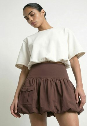 HYPEDROP, Cropped HDINA SS BALLOON - T-shirts basic - white