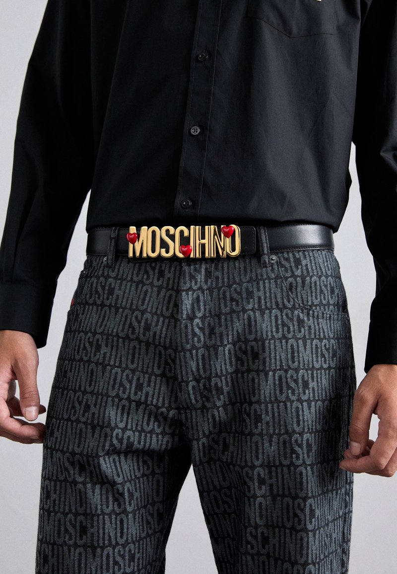 MOSCHINO CINTURA UNISEX - Ceinture - nero