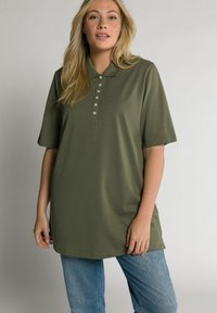 Ulla Popken MANCHES COURTES - Polotričko - khaki