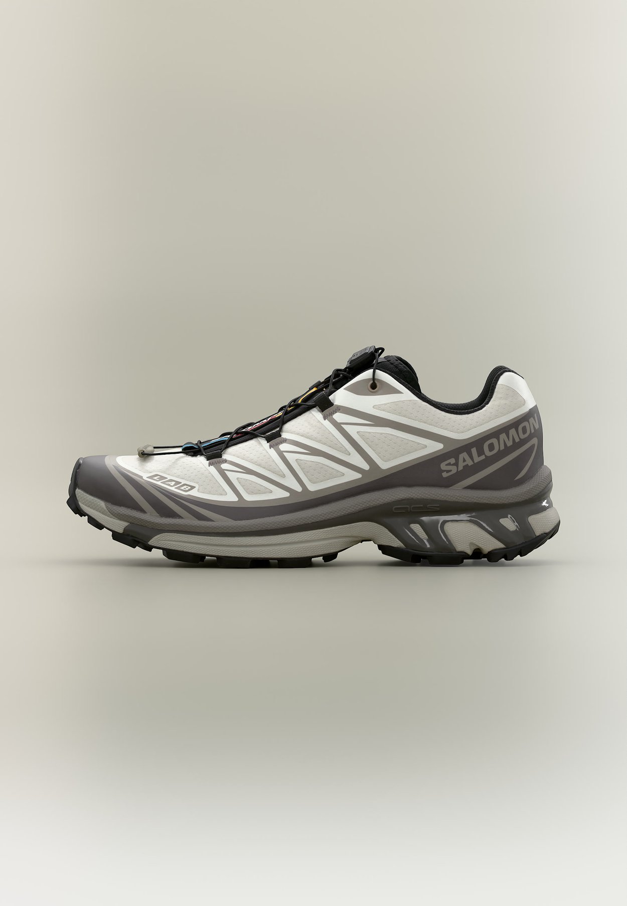Salomon XT 6 UNISEX - Trainers - white/excalibur/paloma
