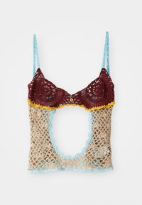 CUT-OUT CROCHET - Débardeur - multi