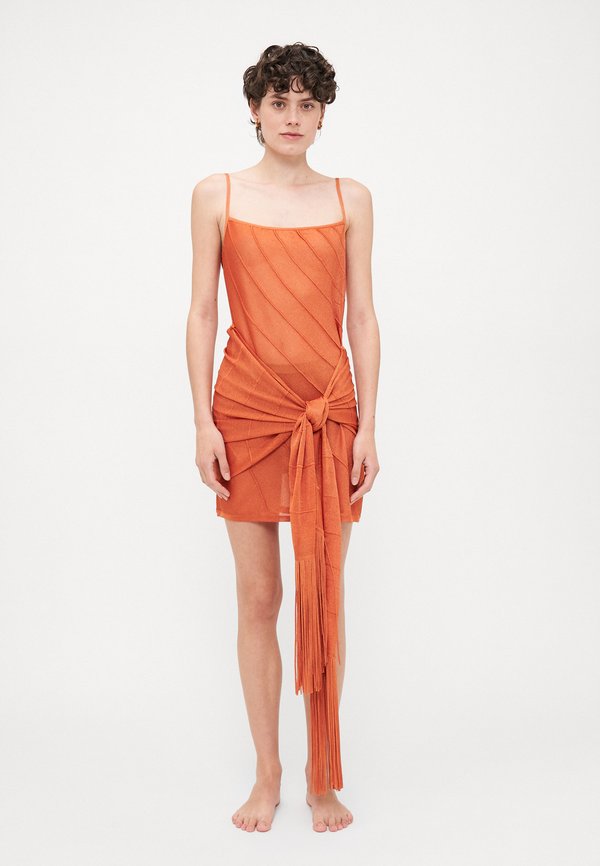 ETHAN COVERUP 2-IN-1 - Beach accessory - persimmon