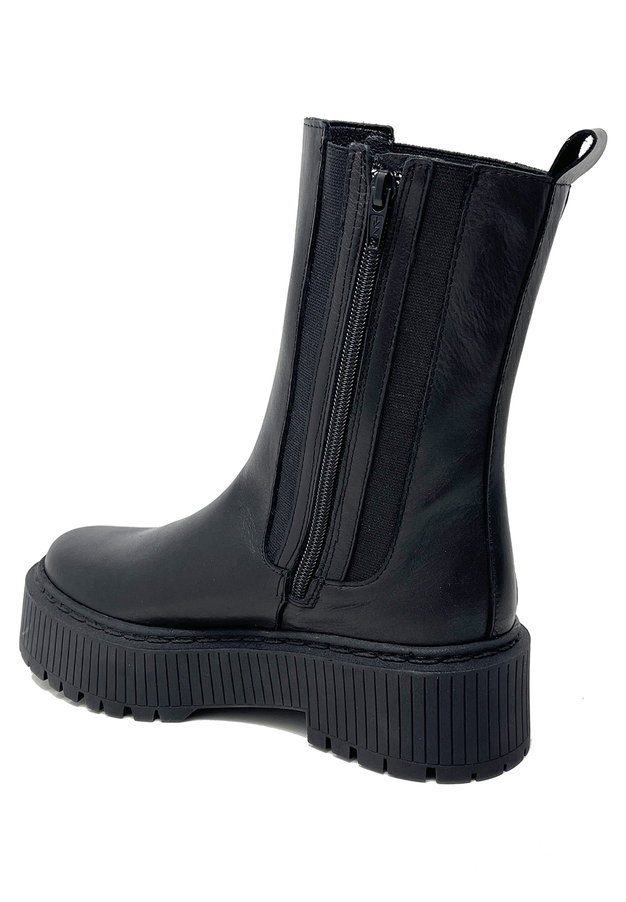 HANKS YOKO PIEL - Botines con plataforma - black/negro - Zalando.es