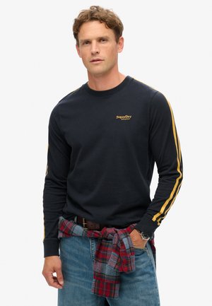 Superdry ESSENTIAL LOGO RETRO - Long sleeved top - eclipse navy