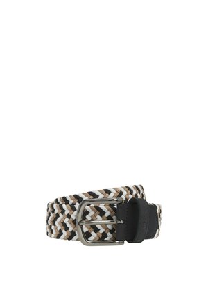 Cintura intrecciata - beige white black