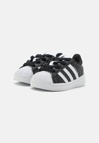 adidas Originals SUPERSTAR ELASTIC LACE - Sneakers - core black/footwear white