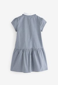 Next RICH SCHOOL GINGHAM ZIP - Freizeitkleid - navy blue