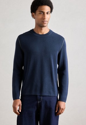 LONGSLEEVE CREW NECK - Pulóver - navy teal