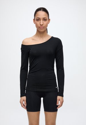Nike Performance, Блуза с дълги ръкави - black/white