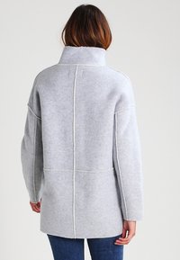 ICHI Cappotto corto - mottled grey