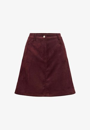 VILA, MINI SKIRT VICOURDIE CORDUROY - Jupe trapèze - port royale
