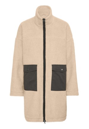 Culture CUTALLY TEDDY - Fleece jacket - beige  brown