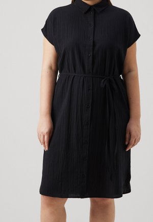 ONLY Carmakoma Robe chemise - black