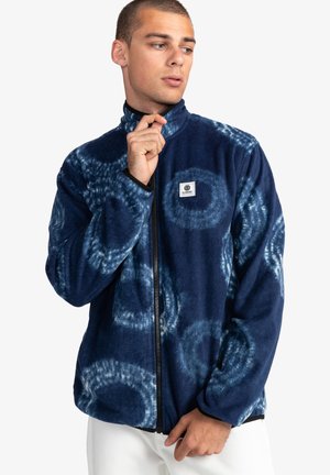 Fleece jacket - circle tiedye