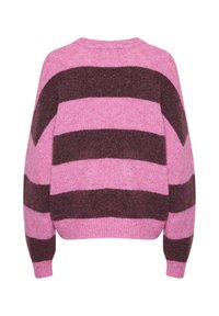 Culture KIMMY - Pulover - pink violet melange stripe