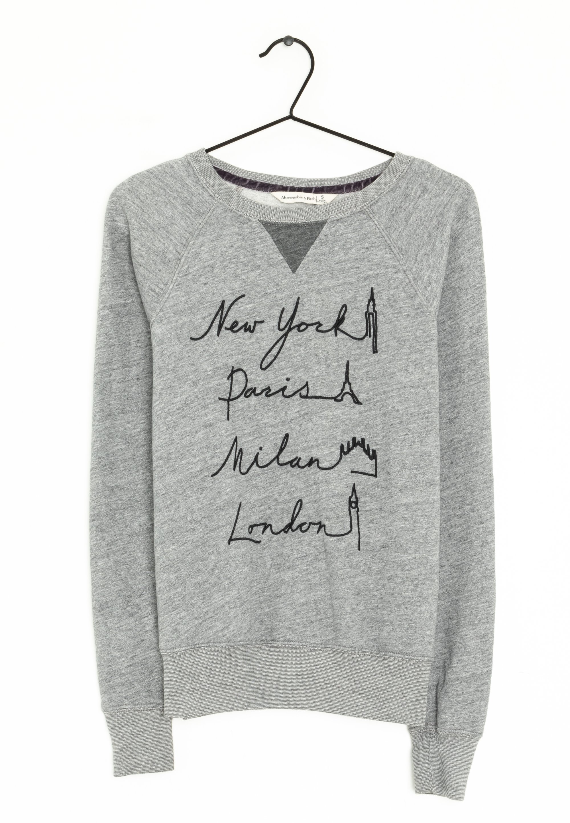 Abercrombie Fitch Sweatshirt grey (Pre-owned) Zalando