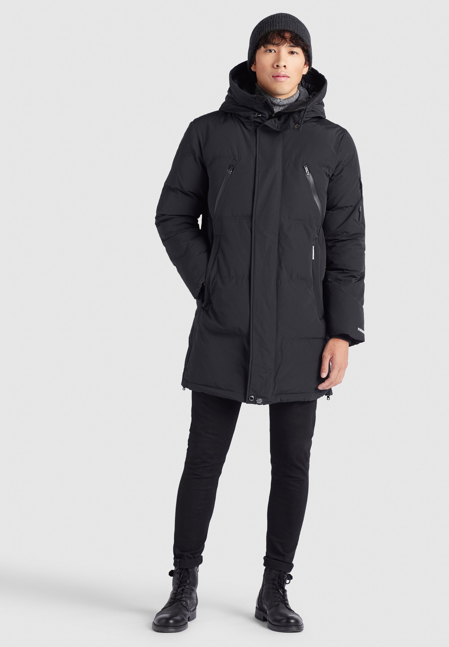 khujo ZYLAN - Abrigo de invierno - schwarz/negro - Zalando.es