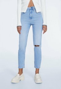 Stradivarius Vaqueros slim fit - blue