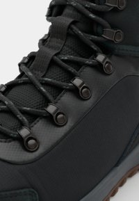 Columbia BURNSIDER WATERPROOF Hiking shoes black/city grey