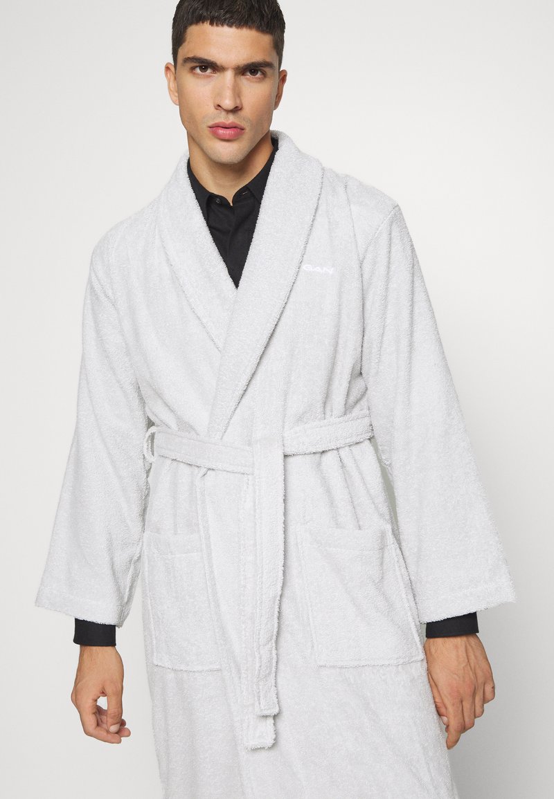 Light Grey Terry NUA Cotton Towelling Dressing Gown atelieryuwa.ciao.jp