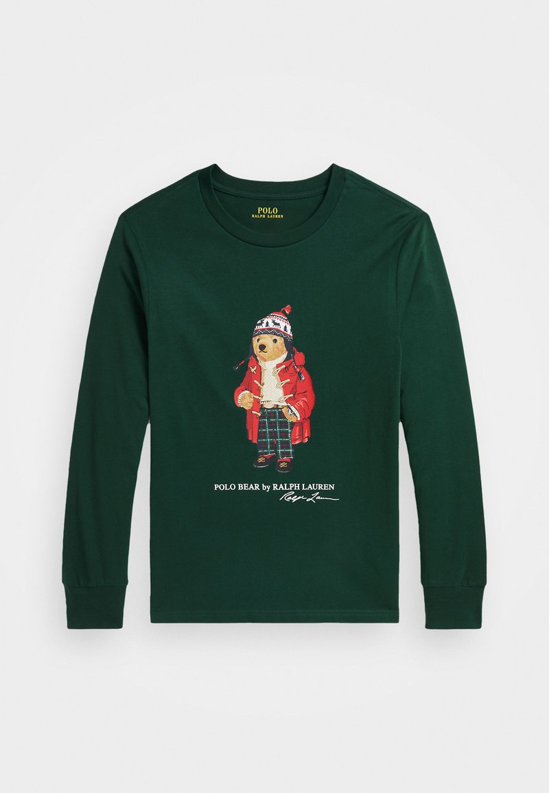 Polo Ralph Lauren POLO BEAR COTTON LONG SLEEVE T-SHIRT - Camiseta de manga larga - college green
